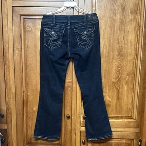 Silver Jeans Dark Blue Boot Cut Jeans